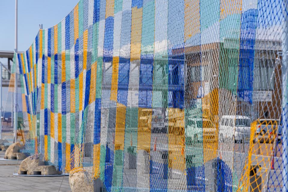 真作 室星董道 油彩 春 鯨波高台より 1963年 個展 NHK 額装