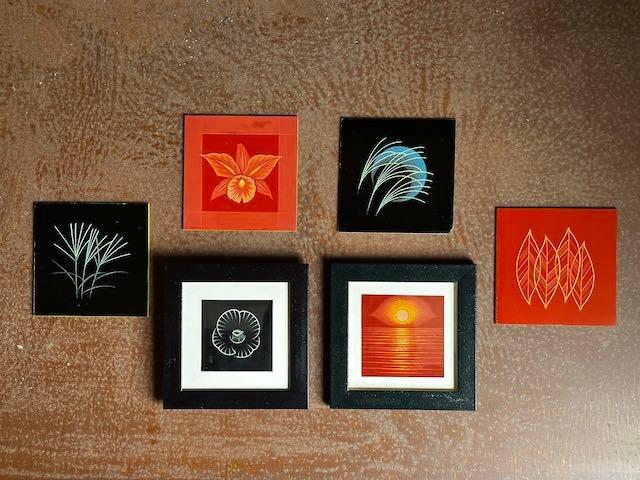 10/12(日),10/18(土)_①彫漆額作り,②網代編みコースター作り